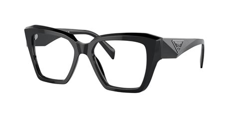 prada eyeglasses matte black|Prada black glasses frames.